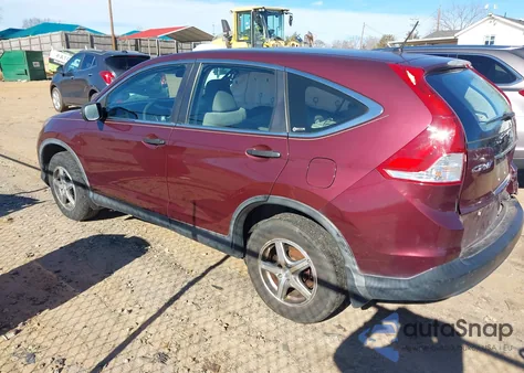 2012 Honda Cr-V Lx from USA, damaged, VIN 5J6RM3H34CL045242